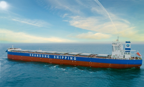 扬州中远海运重工交付又一艘21万吨散货船